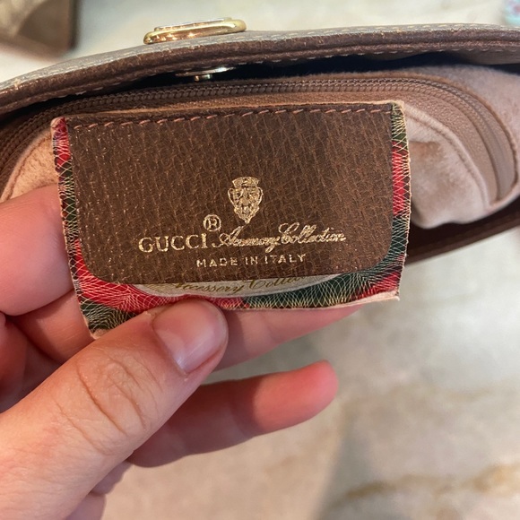 Vintage Gucci GG Foldover Clutch Canvas PVC - Accessory Collection - Picture 12 of 13